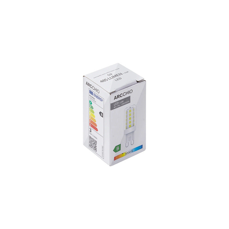 Arcchio LED-Leuchtmittel G9 3.000 K 2,6 W klar 485 lm Lampe Leuchte Spot 3 STÜCK - 4251911773767