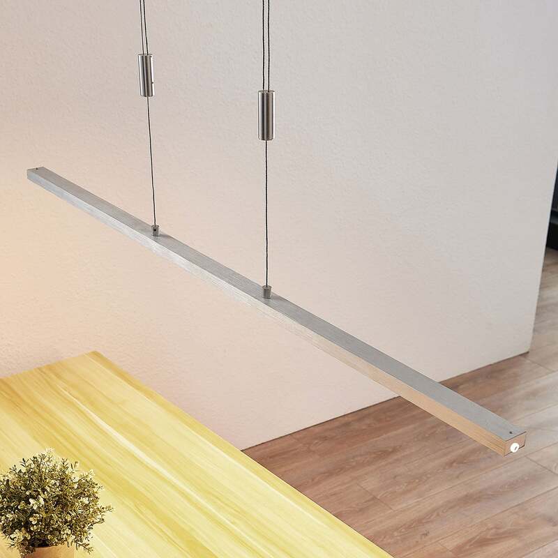 Lucande LED-Hängeleuchte Myron Touchdimmer CCT Aluminium höhenverstellbar - 4251096564136