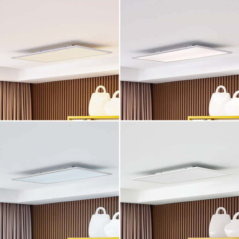 Lindby LED Panel Leuchte Lamin Lampe dimmbar Fernbedienung CCT 80cm weiß 41W - 4251911765892