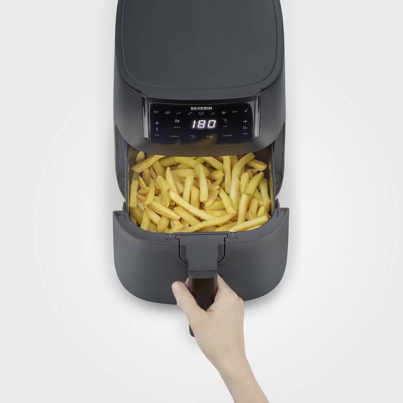 Severin FR 2461 Heißluftfritteuse 4l 1300W mit Timerfunktion schwarz - 4008146046551
