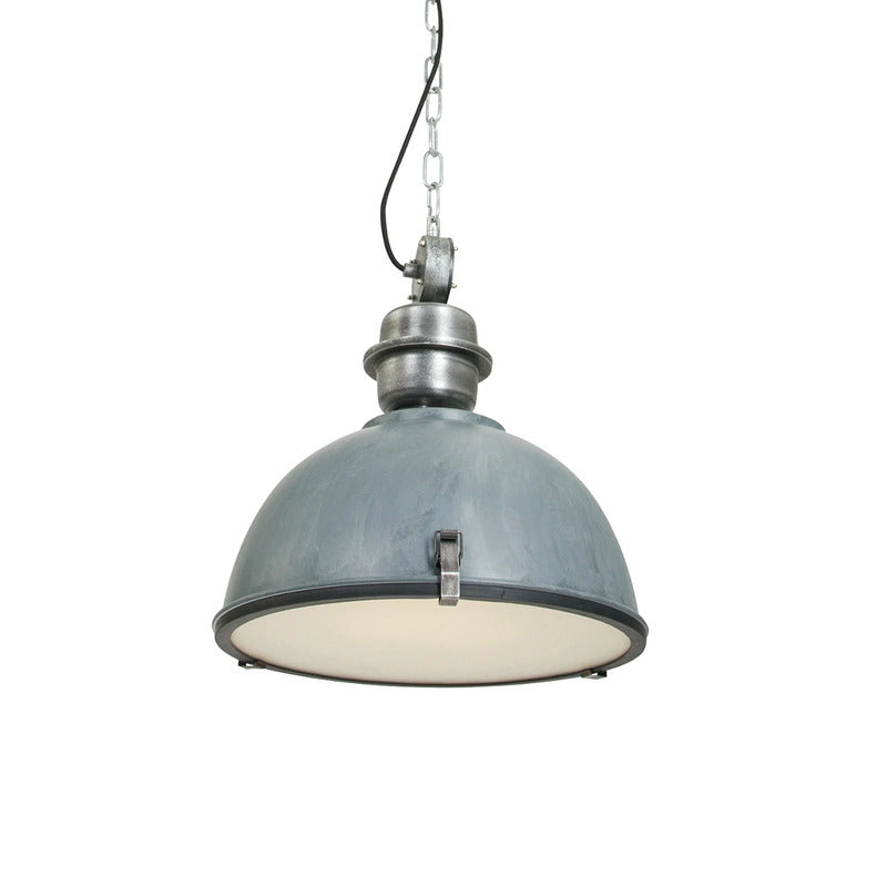 Steinhauer Hängeleuchte Bikkel Hängelampe Deckenlampe Leuchte Lampe Grau Ø 42cm - 8712746100273