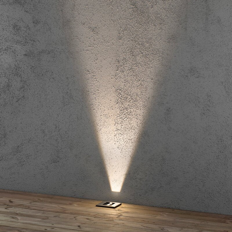 Konstsmide LED Außen-Einbauleuchte 9W Warm-Weiß Quadratisch Leuchte Lampe Einbau - 7318307961317