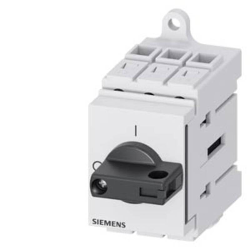 Siemens Lasttrennschalter 3polig 32A 690V AC Hauptschalter schwarz IP40 16mm² - 4001869550855
