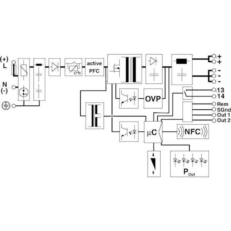 PHOENIX CONTACT Hutschienen-Netzteil Stromversorgung Netzgerät 48V 10A QUINT4-PS - 4055626355078