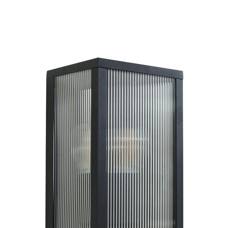 Lindby Außenwandleuchte Peldar LED Gartenlampe anthrazit dimmbar IP44 26cm - 4251911798616