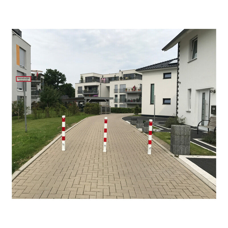 Schake Absperrpfosten Typ 470F herausnehmbar Feuerwehrdreikantverschluss 70x70mm - 4250384711566