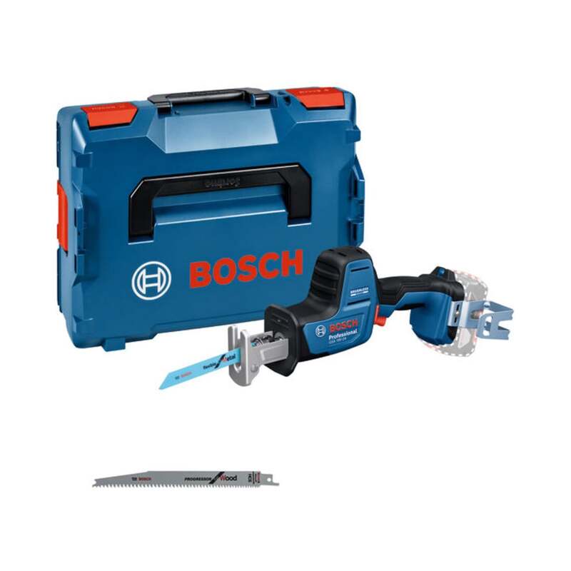 Bosch Akku-Säbelsäge GSA 18V-24 Säge Elektrowerkzeug 230mm 1,7kg blau solo L - 4053423320855