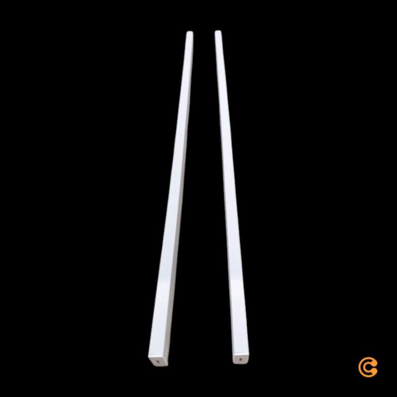 Paulmann Unterbaulampe Inline 2er LED Erweiterung dimmbar warmweiß 55cm weiß - 4000870986226