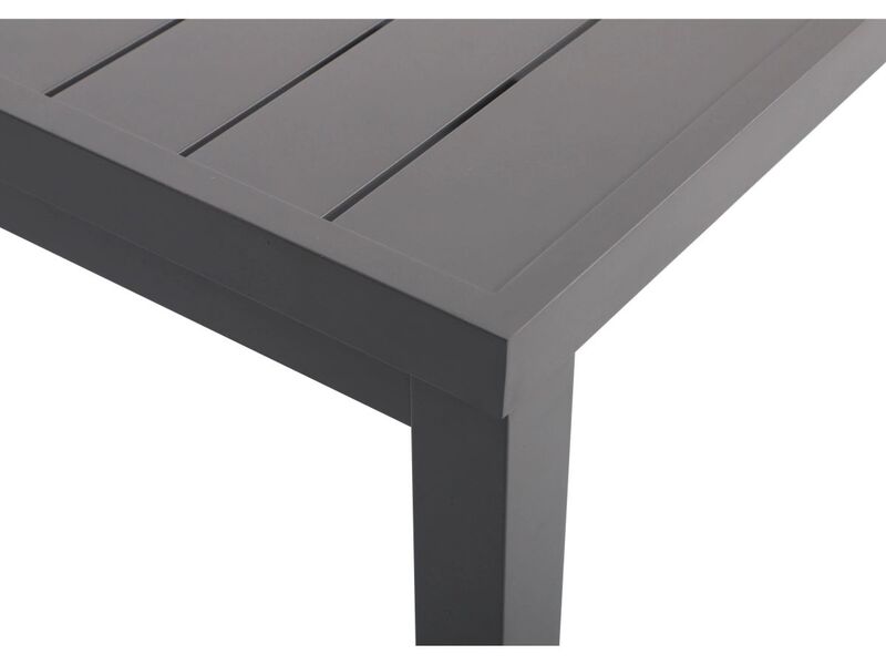 Gartentisch Outdoor Tisch Grovedale ausziehbar 240cm x 100cm anthrazit für 8 - 4007873330551