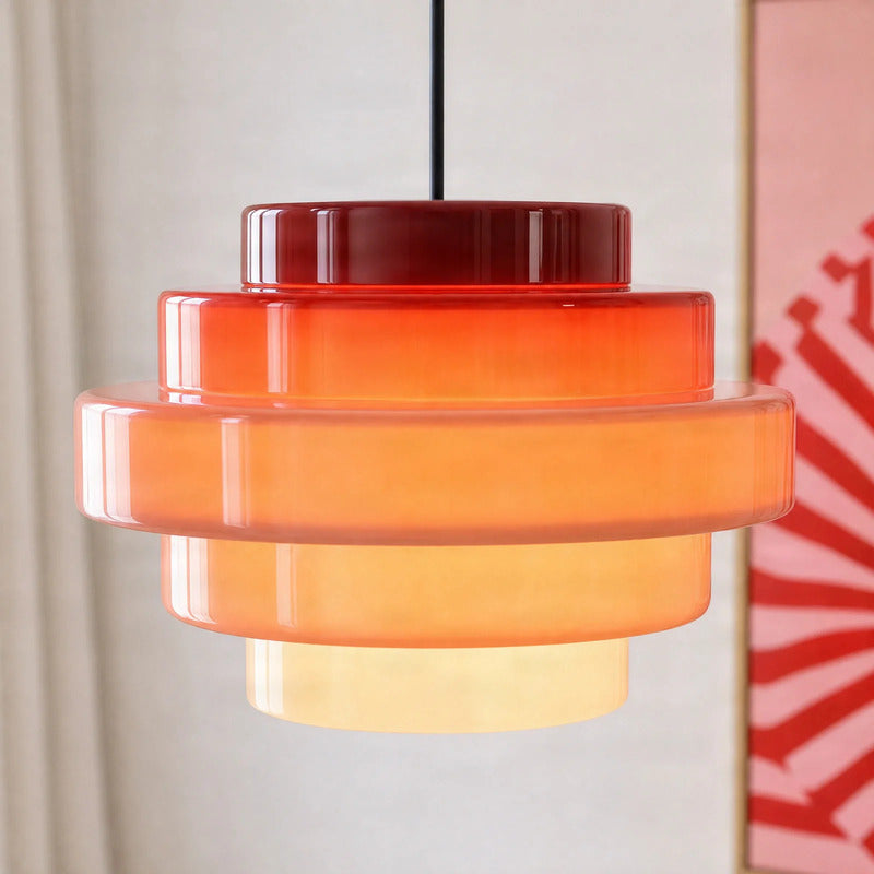 Aldex Hängeleuchte Pendelleuchte Filo LED dimmbar Lampe rot Ø28cm 1xE27 - 5904798660079