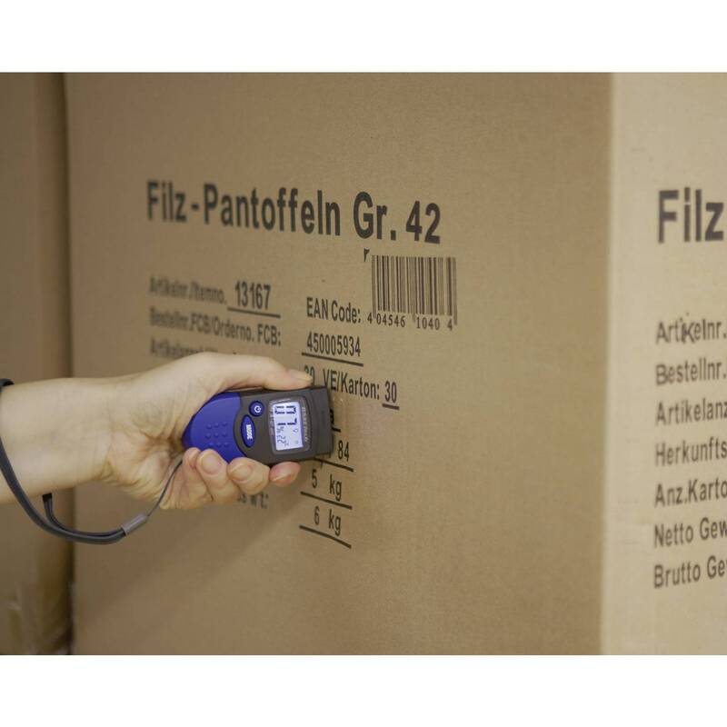 Basetech BT-400 Materialfeuchtemessgerät mit Temperaturanzeige 0-50°C - 4016138910766