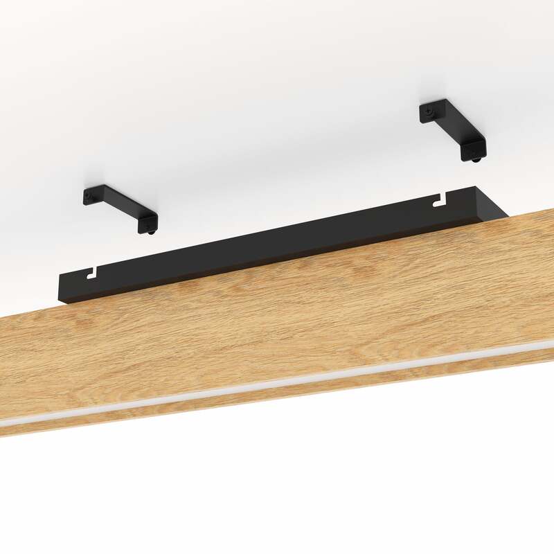 Smart-ZIG-LED-Deckenlampe Anchorena-Z 123 cm RGB CCT dimmbar Eglo Holz - 9008606243662