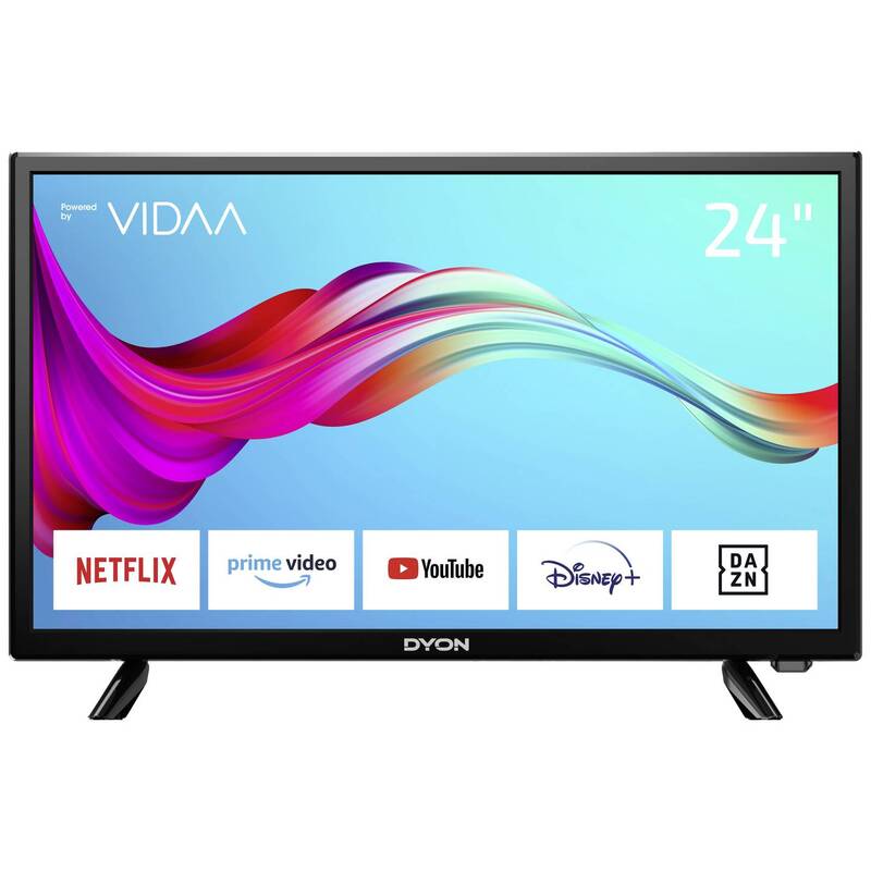Dyon SMART 24 VX LED-TV 60cm DVB-T2 DVB-C DVB-S2 HD ready Smart TV WLAN Schwarz - 4260552542724