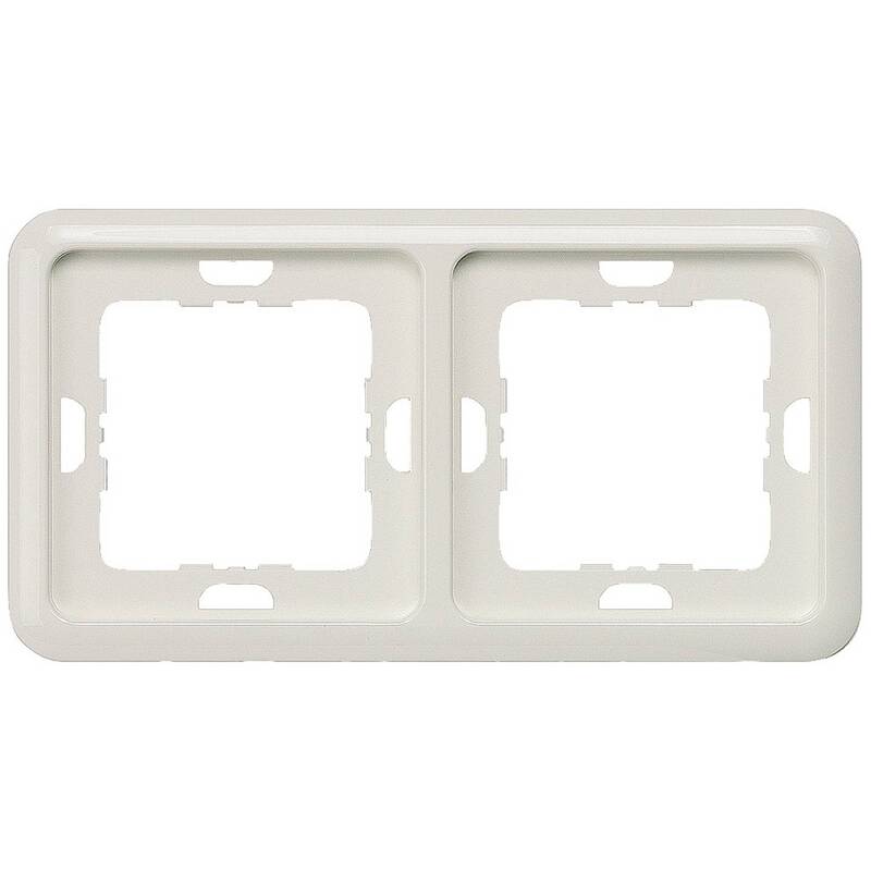 Siemens Schalterprogramm 2fach Rahmen Abdeckung Delta Silber 5TG1772 20 Stück - 4001869041759