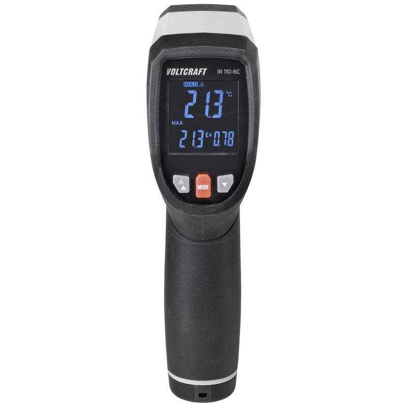 VOLTCRAFT IR 110-6C Infrarot-Thermometer 0-110°C präzise Messung 300ms Reaktion - 4064161318011