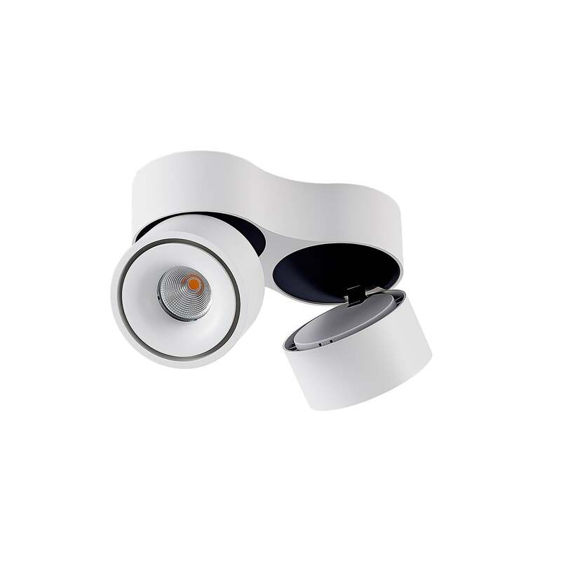Arcchio Deckenstrahler Spot LED weiß Rotari Aluminium Lampe warmweiß dimmbar - 4251096579369