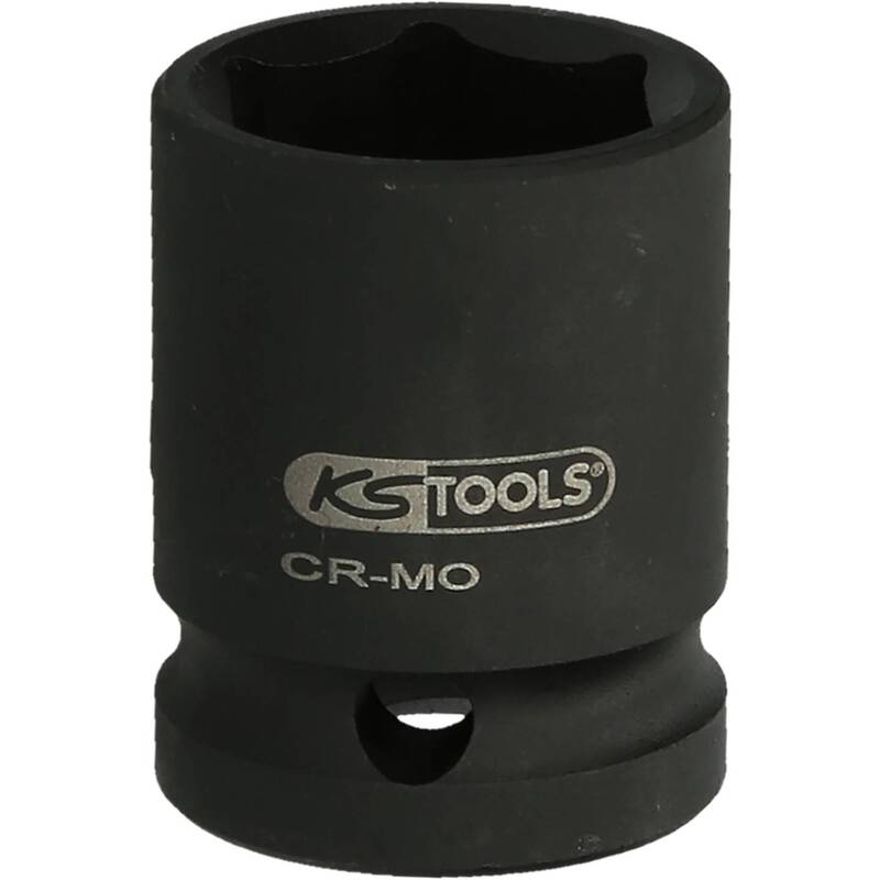 KS Tools Kraft Stecknuss Steckschlüsseleinsatz Sechskant Einsatz kurz 100 mm - 4042146769522