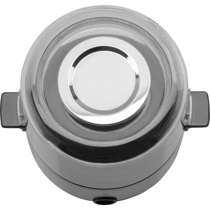 WMF Popcorn-Maker Küchenminis Edelstahl 250W 2,2l fettarm für Filmabende zuhause - 4211129140461
