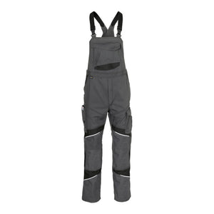 B-Ware Kübler Latzhose Arbeitskleidung Hose Activiq Baumwolle Anthrazit Schwarz 54