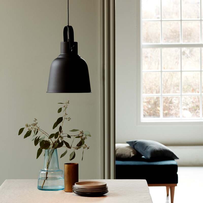 Nordlux Pendelleuchte Adrian Hängeleuchte Hängelampe Leuchte in Schwarz Ø 25cm - 5701581461987