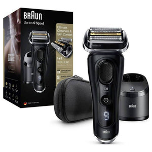 B-Ware Braun Folienrasierer Series 9 9352cc Sport Rasierer wet&dry Akku schwarz 020251