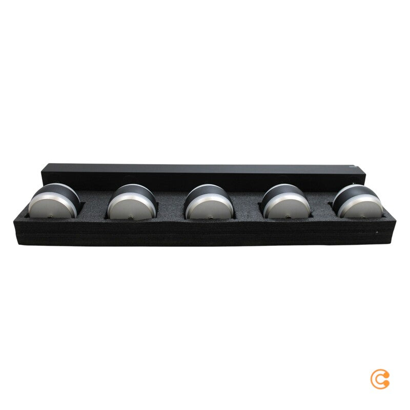 Paul Neuhaus PURE LED Hängelampe Falling Rings schwarz Fernbedienung 101 cm 5flg - 4012248396575