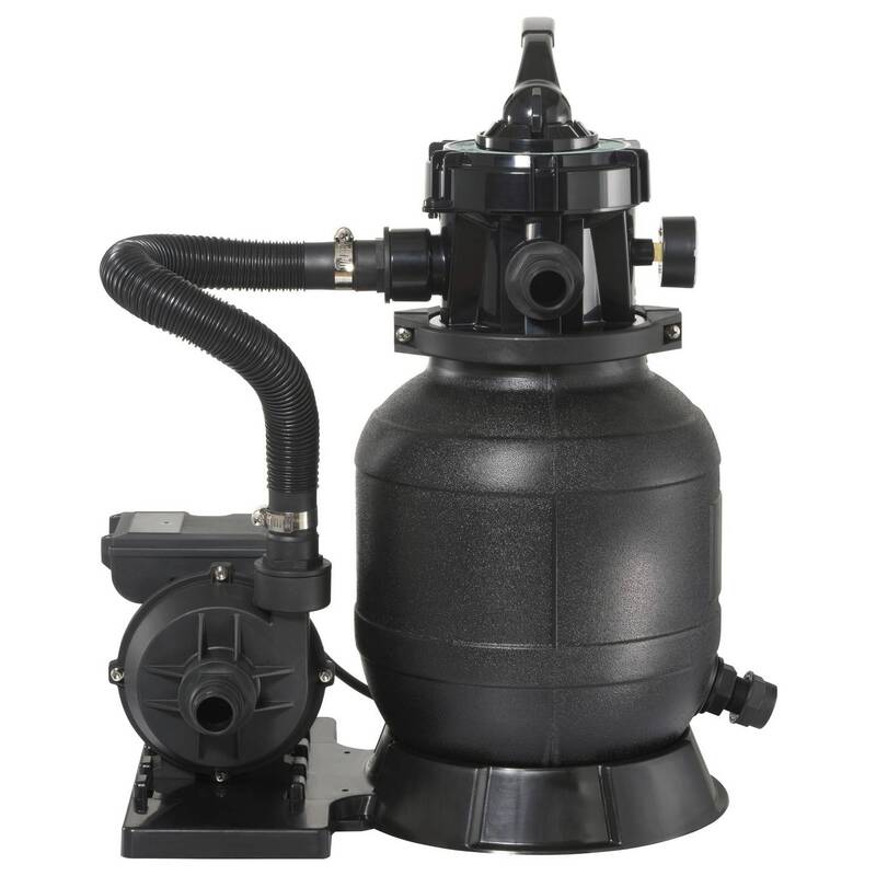 TOOLCRAFT Sandfilteranlage 7900l/h Wasserpumpe Poolpumpe 220V 250W IPX5 32mm - 4064161476001