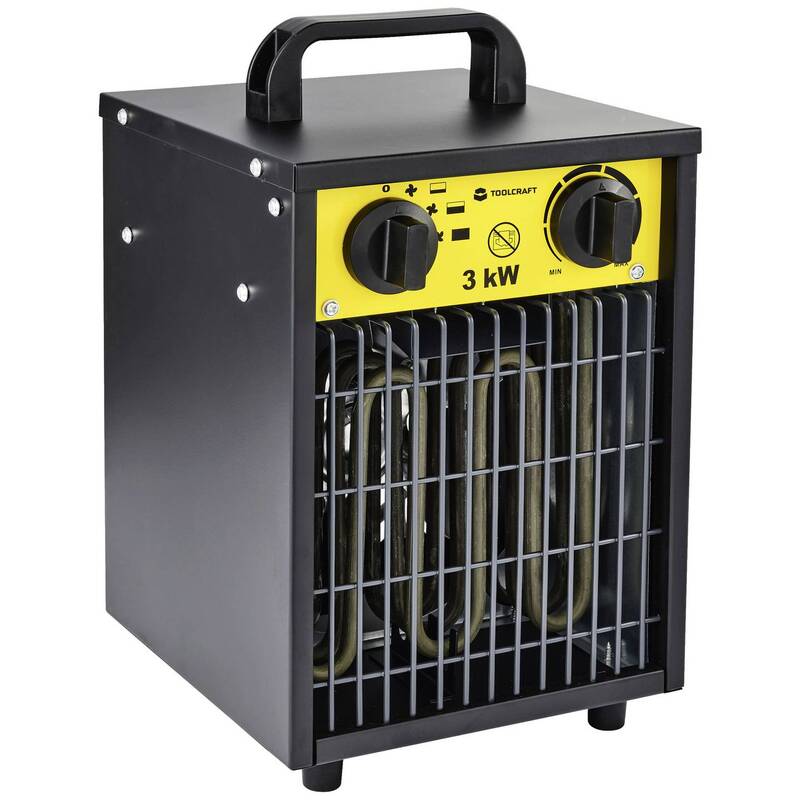 Toolcraft Bauheizer Heizlüfter 3000W Gebläseheizer IP24 Überhitzungsschutz - 4064161256061