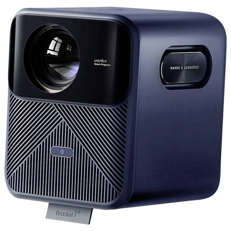 Wanbo Beamer Projektor 1920x1080 Full HD 1200 ANSI-Lumen Lautsprecher schwarz - 6970885350955