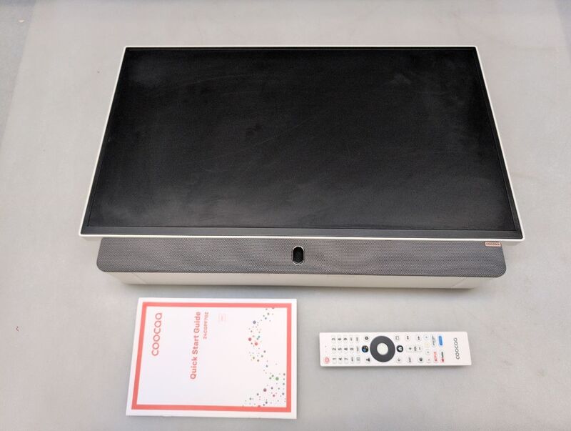 Coocaa Tragbarer TV 24 Zoll Full HD WLAN Fernseher CGPF70Z Weiß 61cm 4kg - 4057313026780