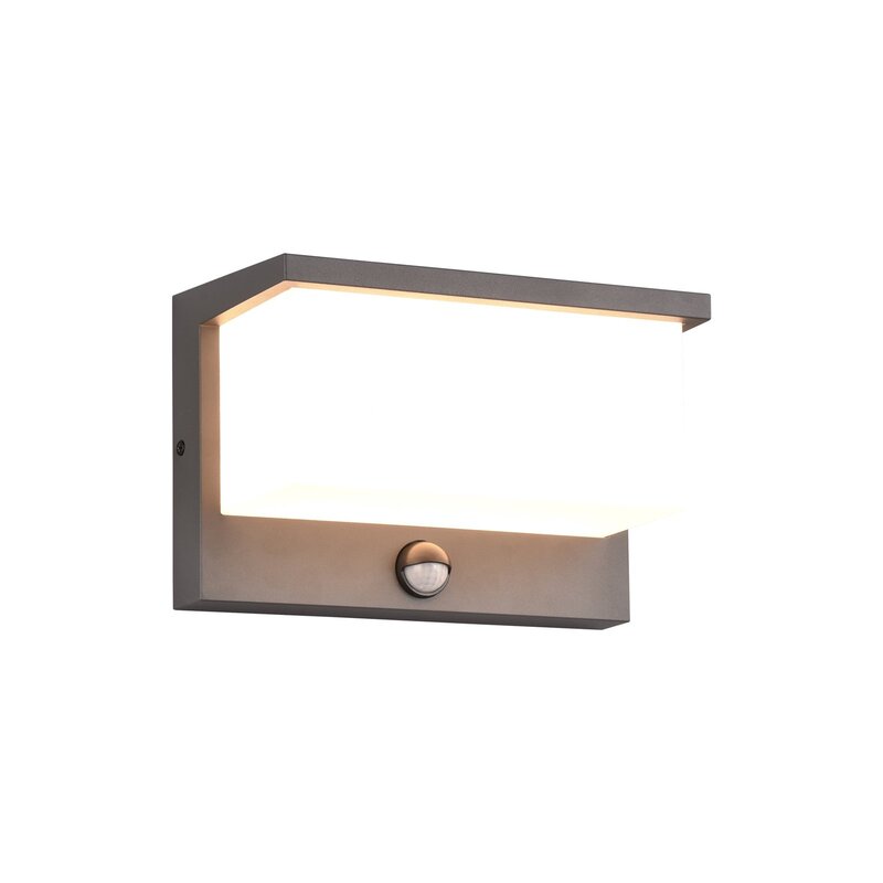 Trio Lighting Außenwandleuchte Wandleuchte LED Nestos Bewegungssensor anthrazit - 4017807564006