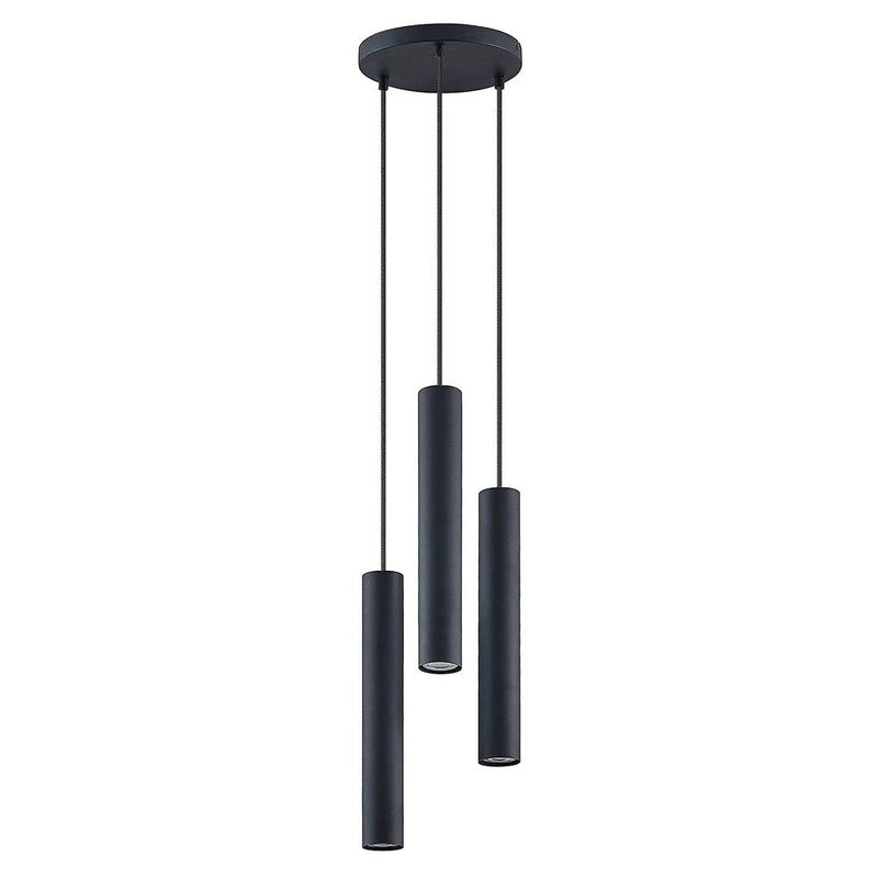 Lindby Joffrey Hängeleuchte Pendelleuchte Deckenlampe Lampe 3-flammig schwarz - 4251911728637