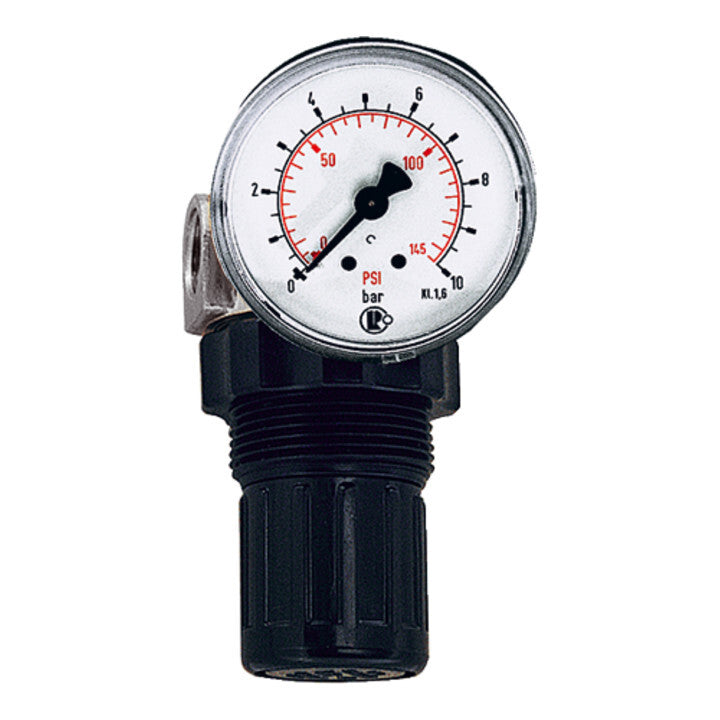 Riegler Druckregler Regler Wasser G 1/4 inkl. Manometer 0,1-3 bar PE max, 25 - 4047322092968