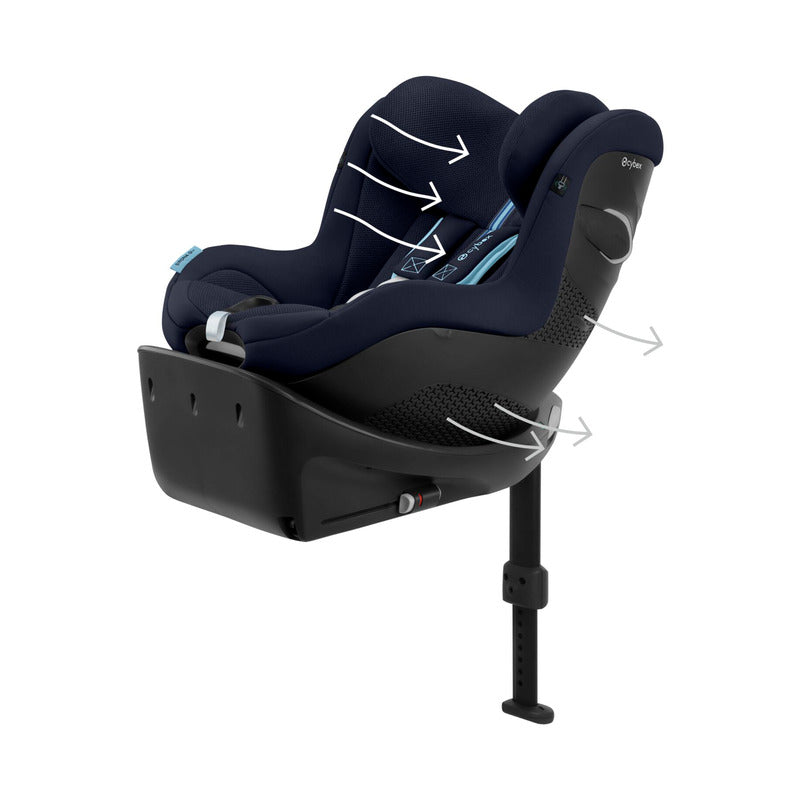 Cybex Kindersitz Sirona Gi i-Size Plus 360° Rotationsmechanismus Ocean Blue - 4063846480944