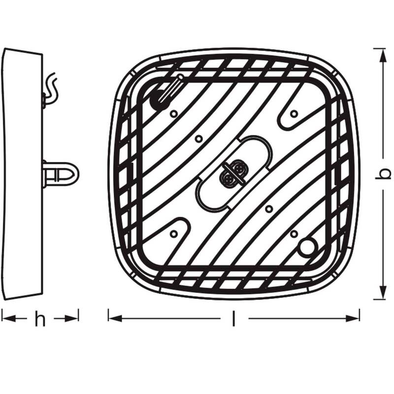 OSRAM LED-Hallenleuchte Highbay Ufo Schwarz 130W 6500K IP65 27,3 cm 5 STÜCK - 4099854429330