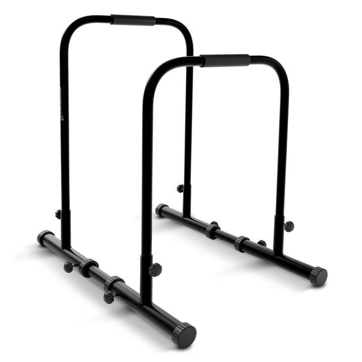 Dip Station Dip Barren aus Stahl verstellbare Stangen rutschfeste Griffe 500kg - 4262437183268