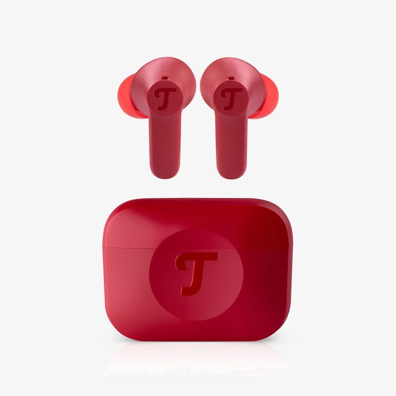 Teufel AIRY TWS 2 Bluetooth Kopfhörer In-Ear Ruby Red mit Noise Cancelling 9h - 4048945587657