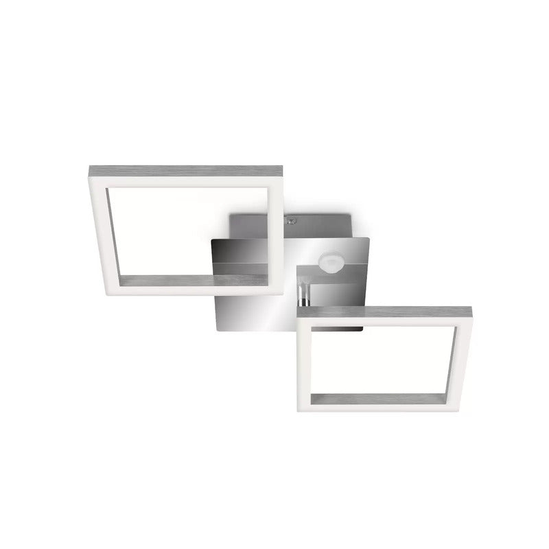 Telefunken Deckenleuchte Lampen LED Sensor Frame chrom aluminium Metall Kunststo - 4059709004396