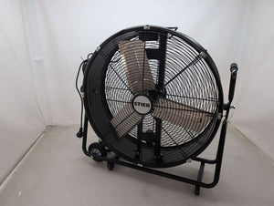 STIER Trommelventilator fahrbar 330W Ø600mm Heizlüfter Ventilator IP44 mobil