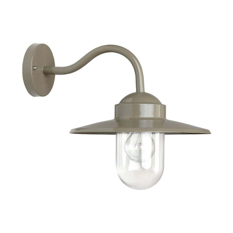 KS Verlichting Außenwandleuchte Dolce LED Gartenlampe Wandleuchte taupe IP44 - 8714732737906