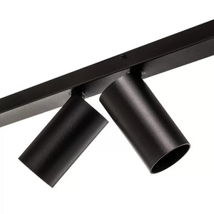 B-Ware Nowodvorski Lighting Deckenstrahler Mono Corner VIII schwarz 2x200 cm Lampe Spot