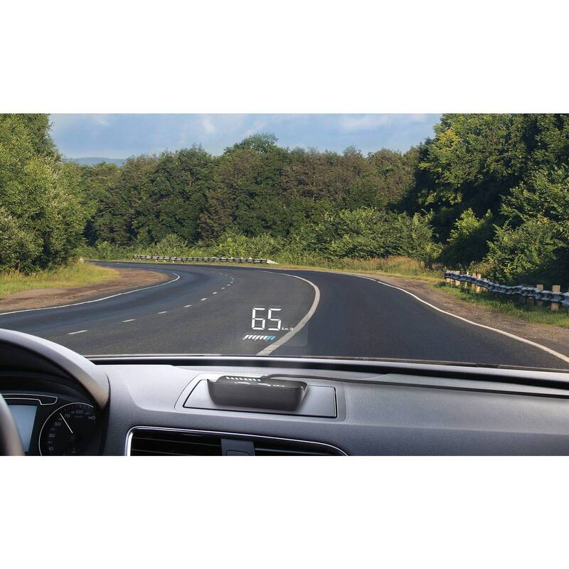 HUD-3.5 Kfz Head-Up-Display 3,5 Zoll Schwarz OBD2 GPS für PKW Bus LKW - 4064161204796