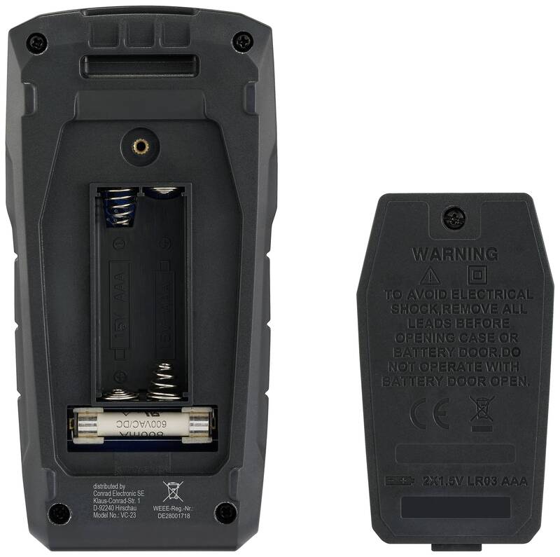 VOLTCRAFT VC-23 Digitales Hand-Multimeter Strommesser Spannungsmesser Messgerät - 4064161317618