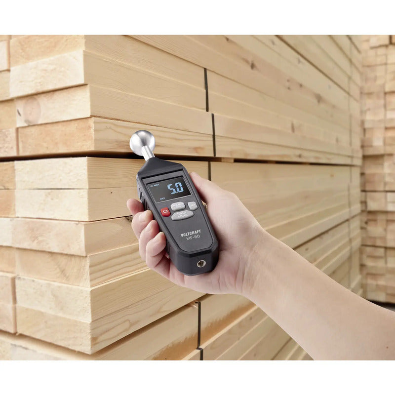 VOLTCRAFT MF-80 Feuchtemessgerät für Holz und Baufeuchtigkeit 0-100% - 4064161229454
