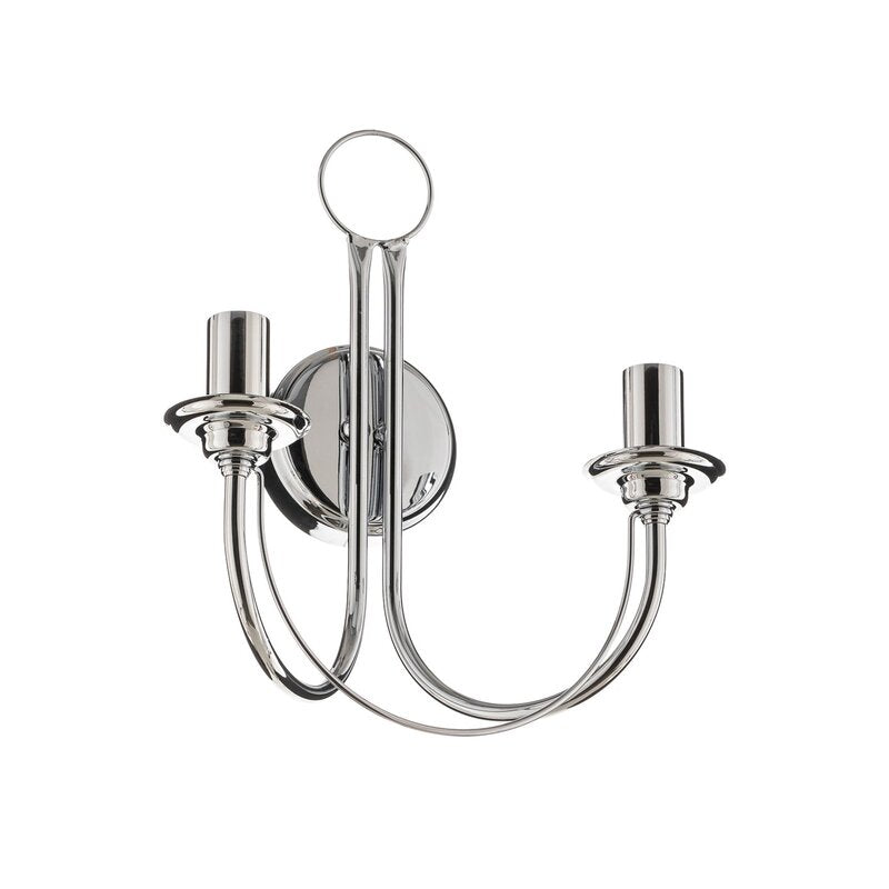 Domiluce Wandleuchte Wandlampe Retro chrom Schalter 2-flammig E27 LED Leuchte990 - 5900108019940