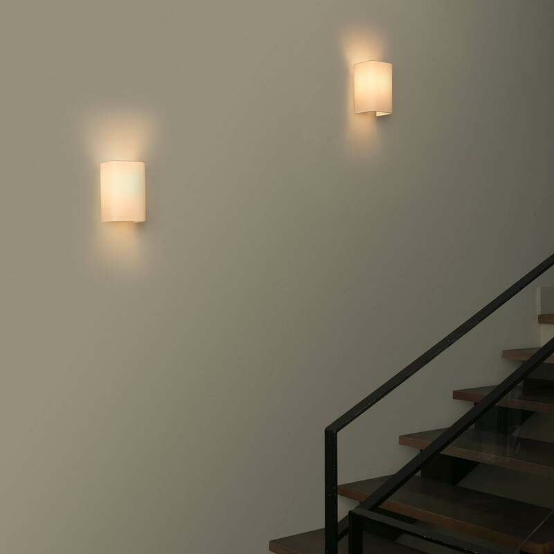 FARO BARCELONA Wandleuchte Cotton LED Wandlampe dimmbar beige 20x12cm Leuchte - 8421776169036