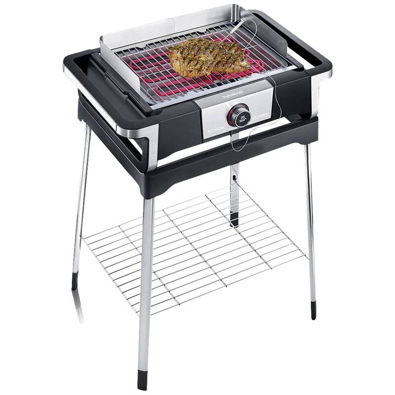 Severin BBQ-Grill PG 8118 SENOA DigitalBOOST S Elektrogrill 3000W schwarz/silber - 4008146034596