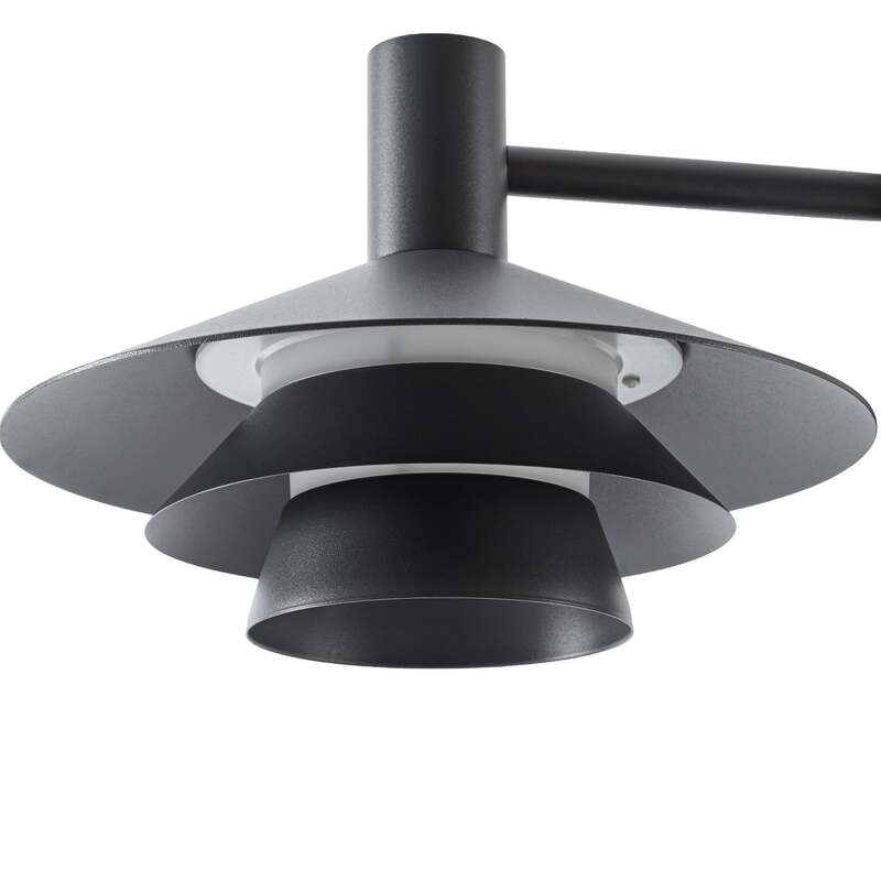 Lucande Wegeleuchte Gartenleuchte Montaro LED Pollerleuchte anthrazit 100cm - 4255830908705