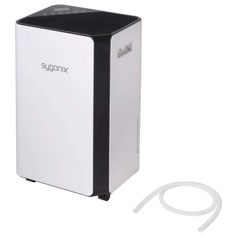 Sygonix Luftentfeuchter 20l/Tag 330W für Räume bis 104m² mit LED-Display weiß - 4064161340883