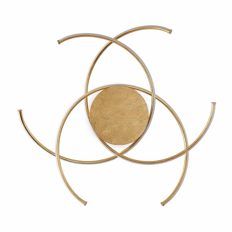 Lindby Deckenleuchte Yareli LED Lampe Leuchte dimmbar gold Ø 70 cm 3000K 2800lm - 4251911711073